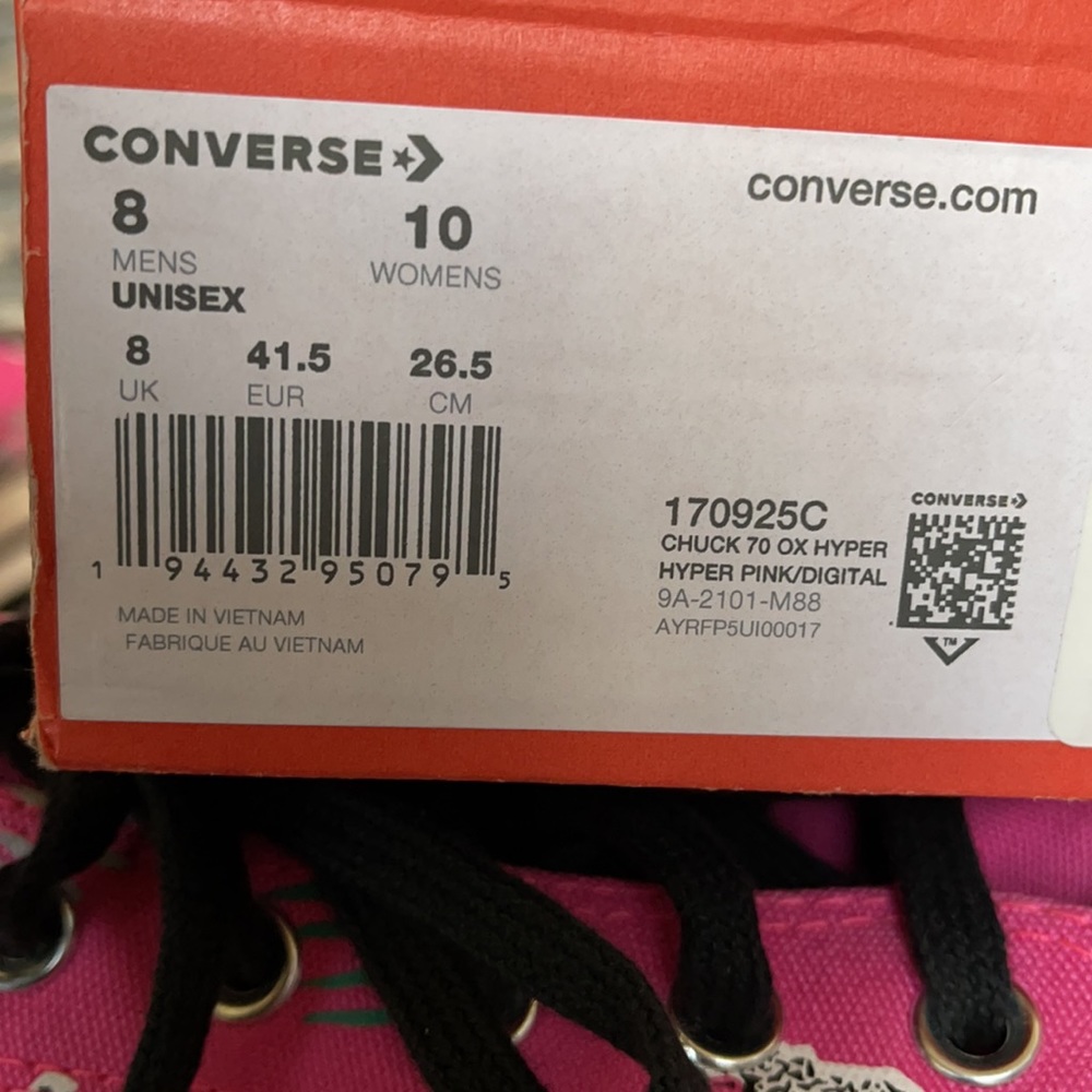 Converse Chuck 70 OX Hyper Pink/Digital Men’s - Picture 16 of 16